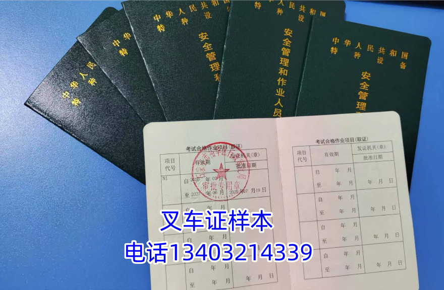 2025年石家莊叉車證辦理聯系電話